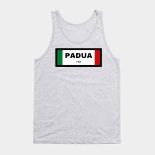 Padua City in Italian Flag Tank Top